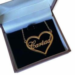 Cariad Rose Gold Heart Necklace