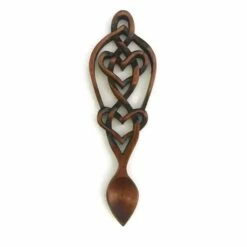 Celtic Knot Work Welsh Love Spoon