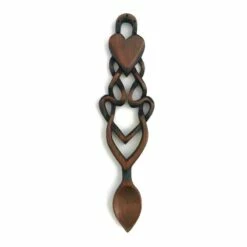 Celtic Knot Work & Heart Love Spoon