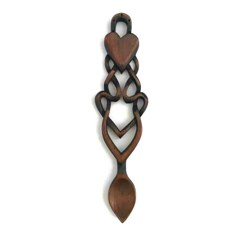 Celtic Knot Work & Heart Love Spoon 3 Celtic Knot Work & Heart Love Spoon