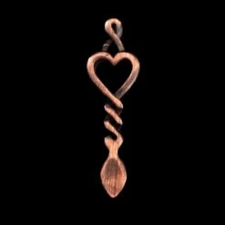 Small Love Spoon With Braided Pattern