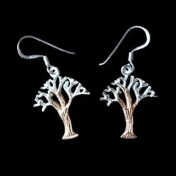 Celtic Tree Of Life Earrings Rose Gold