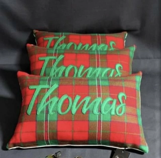 Welsh Tartan Cushion Thomas 3 Welsh Tartan Cushion Thomas