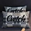 Grey Welsh Tapestry Oblong Cwtch Cushion -GIFTS WITH HEART Sales IMG 2175