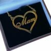 Mam Gold Heart Necklace -GIFTS WITH HEART Sales MAM NECKLACE