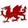 Metal Red Welsh Dragon Croeso Plaque 2 Metal Red Welsh Dragon Croeso Plaque -GIFTS WITH HEART Sales METAL WELSH DRAGON CROESO WALL PLAQUE