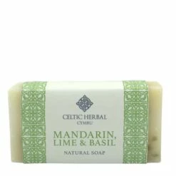3 Luxury Welsh Soaps (3 For Price Of 2) -GIFTS WITH HEART Sales Mandarin Lime Basil SOap welsh