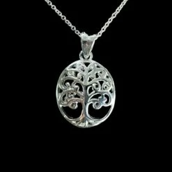 Silver Tree Of Life Necklace
