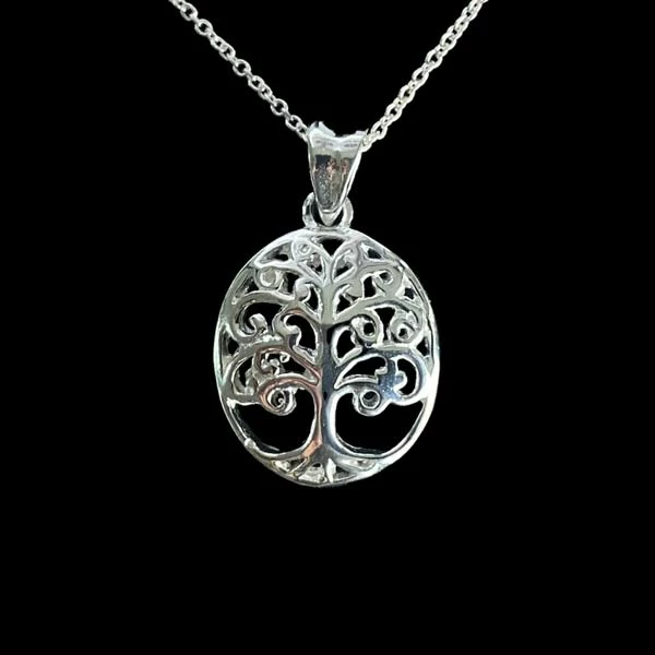 Silver Tree Of Life Necklace 3 Silver Tree Of Life Necklace