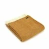 English Mustard Woollen Welsh Blanket -GIFTS WITH HEART Sales WELSH BLANKET fishbone english mustard