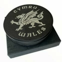 Welsh Dragon Slate Coasters (set Of Six)