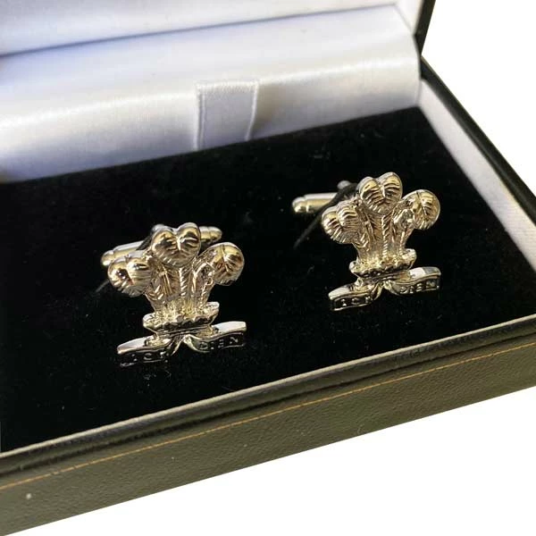 Prince Of Wales Feathers Cufflinks 3 Prince Of Wales Feathers Cufflinks