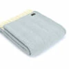 Duck Egg Woollen Welsh Blanket -GIFTS WITH HEART Sales Welsh blanket Fishbone Duck Egg