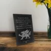 Welsh Slate Plaque “To Be Born Welsh…”
