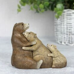 Bears Hugging Family Ornament
