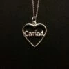 Cariad Heart Pendant And Necklace Silver -GIFTS WITH HEART Sales cariad necklace silver heart
