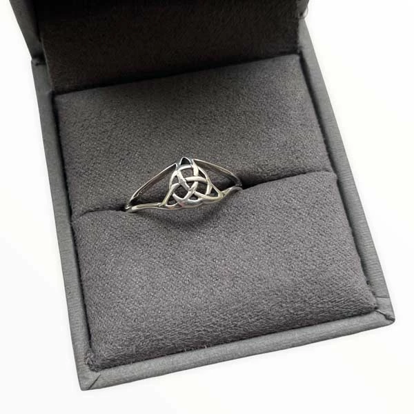 Sterling Silver Celtic Trinity Ring 3 Sterling Silver Celtic Trinity Ring