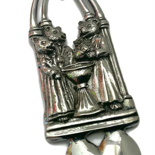 Christening Welsh Love Spoon 4 Christening Welsh Love Spoon - Image 2