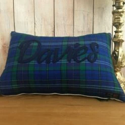 Welsh Tartan Cushion Davies