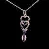 Love Spoon Necklace Interlocking Hearts Silver -GIFTS WITH HEART Sales entwined hearts love spoon necklace