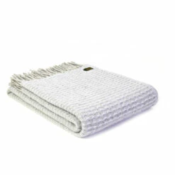 Treetop Glacier Woollen Welsh Blanket