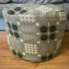 Sage Green Welsh Tapestry Pouf -GIFTS WITH HEART Sales green welsh tapestry pouf