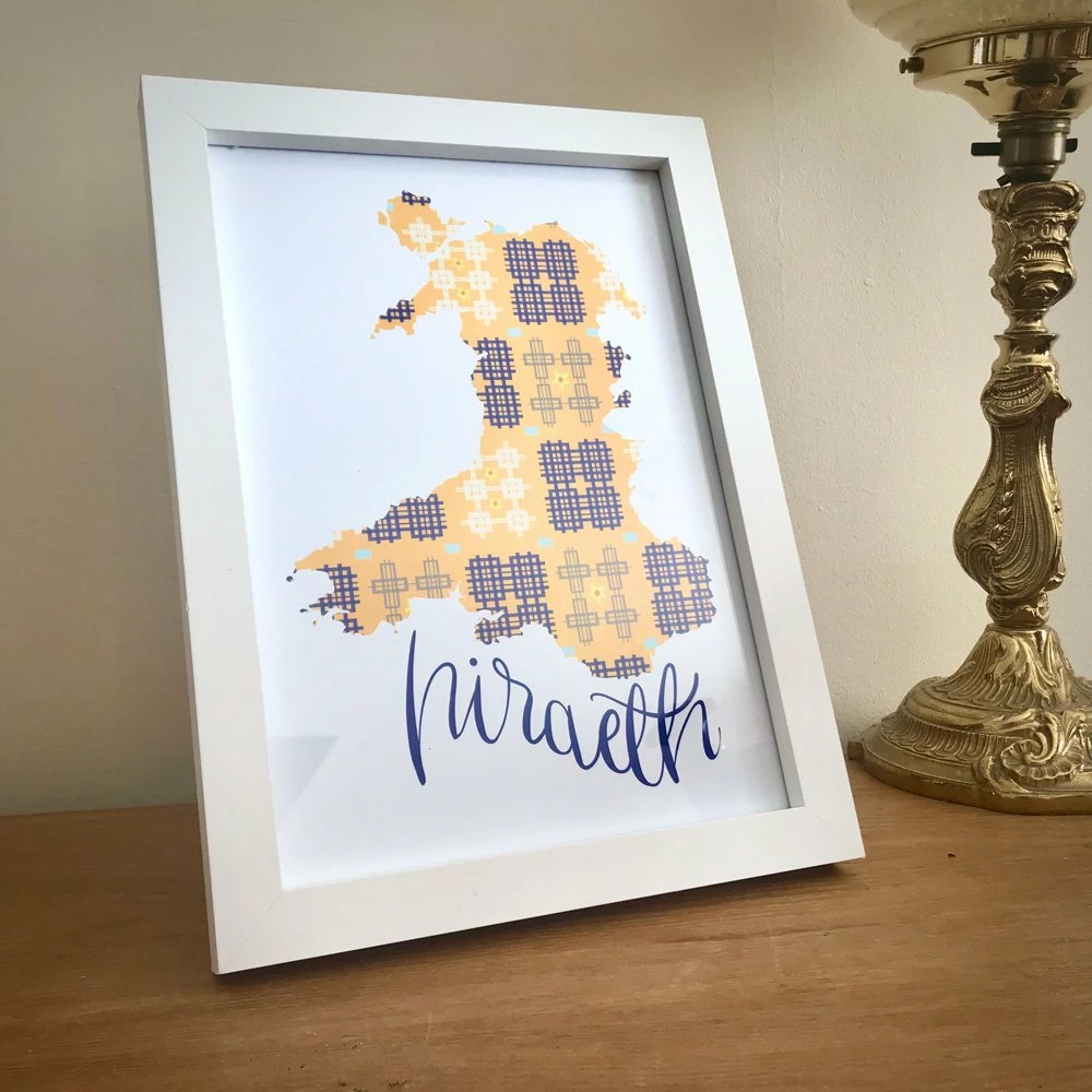 Hiraeth Blanket Style Pattern Print And Frame 3 Hiraeth Blanket Style Pattern Print And Frame