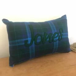 Welsh Tartan Cushion Jones