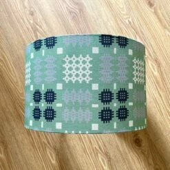 Sage Green Large Welsh Tapestry Lampshade