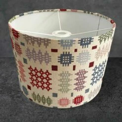 Multicoloured Medium Welsh Tapestry Lampshade