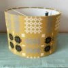 Mustard Yellow Medium Welsh Tapestry Lamp Shade 1 Mustard Yellow Medium Welsh Tapestry Lamp Shade -GIFTS WITH HEART Sales medium yellow welsh tapestry lamp shade
