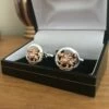 Rose Gold Welsh Dragon Cufflinks With Box -GIFTS WITH HEART Sales rose gold welsh dragon cufflinks