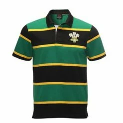 SA Retro Welsh Short Sleeve Rugby Shirt