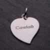 Cariad Engraved Heart Necklace