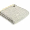 Silver Grey Woollen Welsh Blanket -GIFTS WITH HEART Sales silver grey welsh blanket