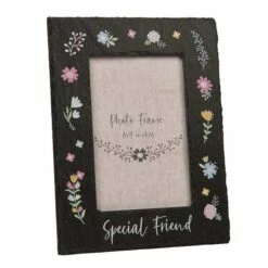 Special Friend Slate Photo Frame Portrait