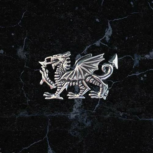 Sterling Silver Welsh Dragon Brooch 3 Sterling Silver Welsh Dragon Brooch
