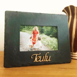 Teulu Slate Photo Frame Horizontal