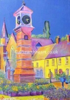 Original Painting Of Usk Wales