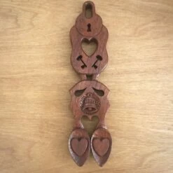 Vintage Wedding Love Spoon With Two Spoon Bowls