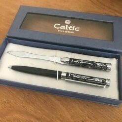 Welsh Daffofil Pen And Letter Opener Gift Set