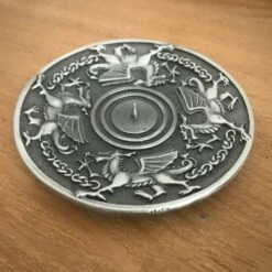 Welsh Dragon Flat Candle Holder