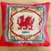 Welsh Weave Dragon Cushion -GIFTS WITH HEART Sales welsh dragon cushion