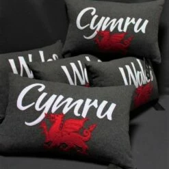 Personalised Welsh Dragon Cushion