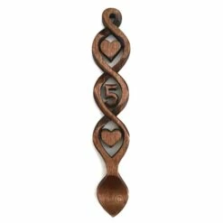 Fifth Anniversary Or Birthday Welsh Love Spoon