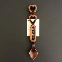 Welsh Love Spoon With Balls And Cage