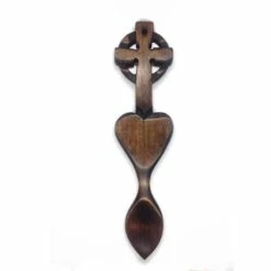 Cross And Heart Welsh Love Spoon