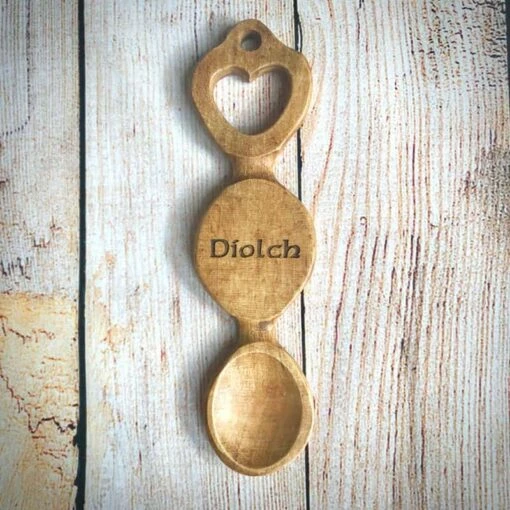 Diolch Welsh Love Spoon 1 Diolch Welsh Love Spoon -GIFTS WITH HEART Sales welsh love spoon diolch