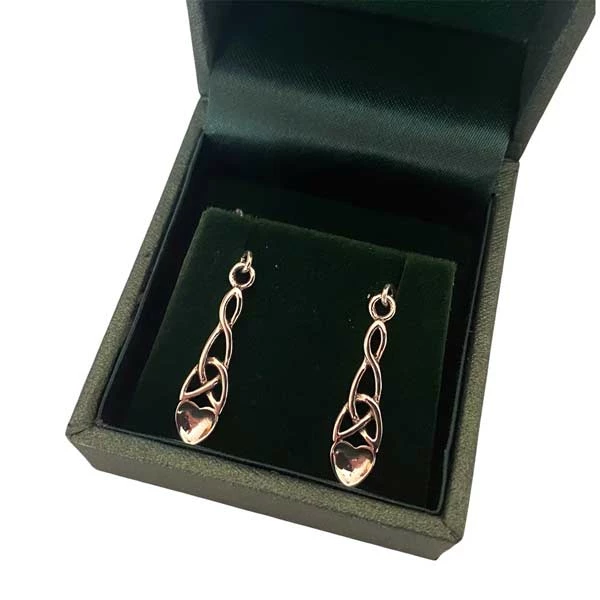 Sterling Silver Celtic Style Love Spoon Earrings 3 Sterling Silver Celtic Style Love Spoon Earrings