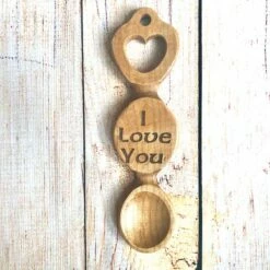 Welsh Love Spoon With Engraved “I Love You” Message